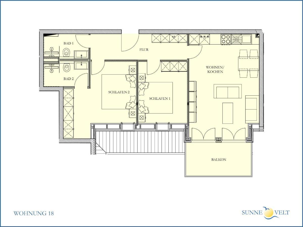 Sunnevelt-Apartment-18 Ostseebad Kühlungsborn Esterno foto